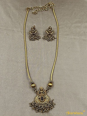 Antique Lakshmi Chain Mala Set A1TJ00076 Antique Lakshmi Chain Mala Set A1TJ00076