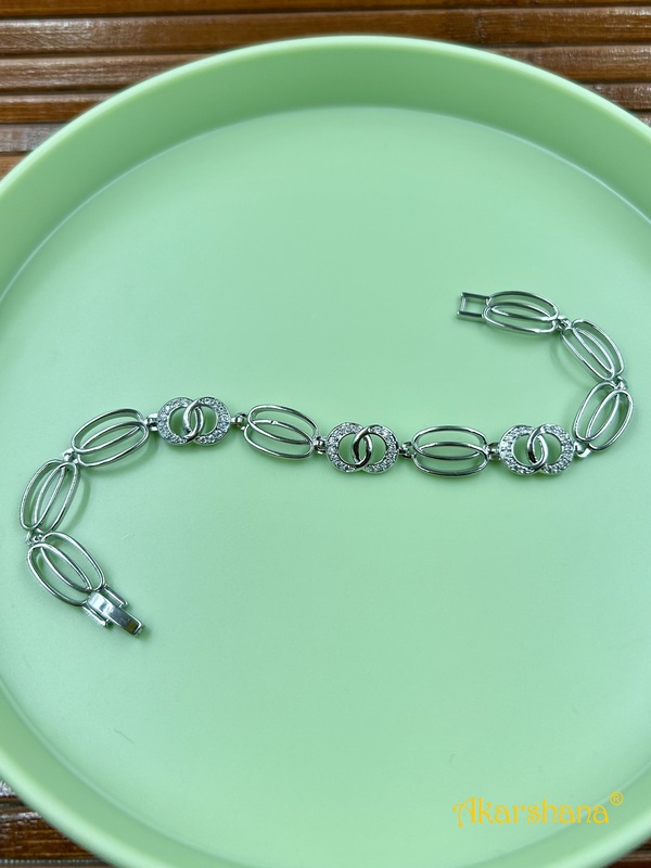 Stone Studded Link Bracelet A7FJ00004E Stone Studded Link Bracelet A7FJ00004E